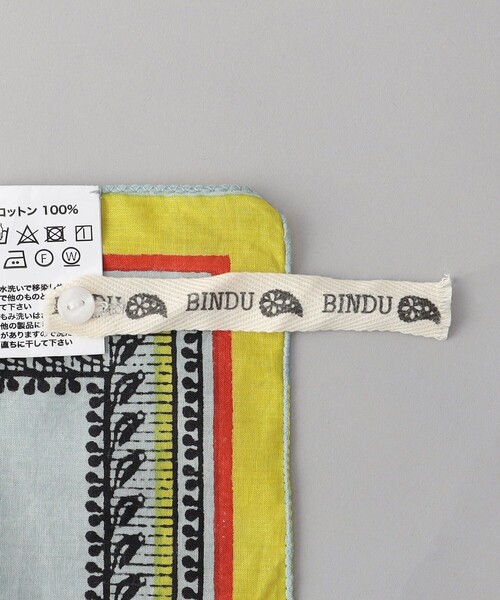 FREAK'S STORE(フリークスストア)の「Bindu/ビンドゥー Canary Islands Map Scarf/カナリーアイランド マッププリント スカーフ(バンダナ/スカーフ・レディース・サックスブルー・ONE SIZE)」の4枚目の写真