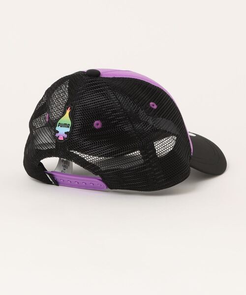 PUMA(プーマ)の「PUMA プーマ キッズ PUMA x トロールズ キャップ(キャップ・キッズ・パープル系その他/ブラック・M/S)」の5枚目の写真