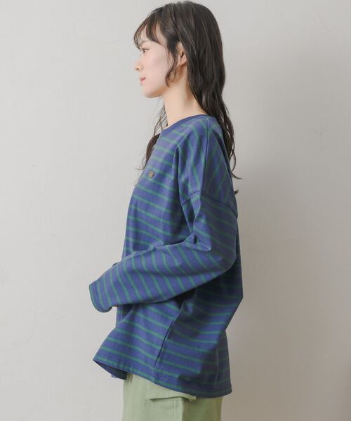 RETRO GIRL(レトロガール)の「ボーダーロンTEE(Tシャツ/カットソー・レディース・オフホワイト/レッド/ダークブルー・FREE)」の22枚目の写真