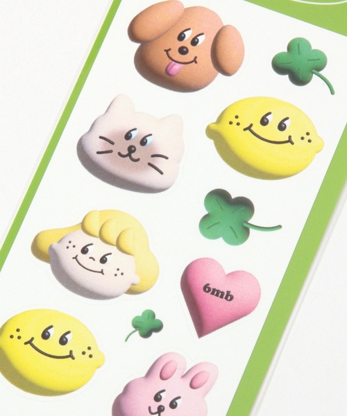 6months6erliner／66 Sticker/韓国雑貨/ 2112128（ステッカー