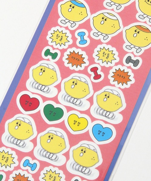 【AEAE】韓国人気★ STICKER L/S 6months6erliner／66 Sticker/韓国雑貨/ 2112128（ステッカー