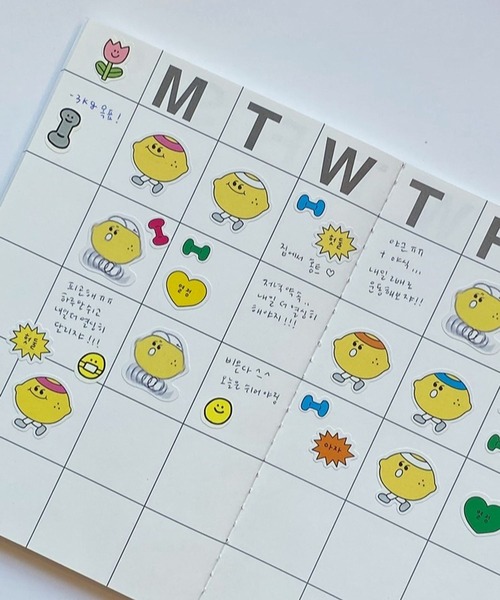 6months6erliner／66 Sticker/韓国雑貨/ 2112128（ステッカー