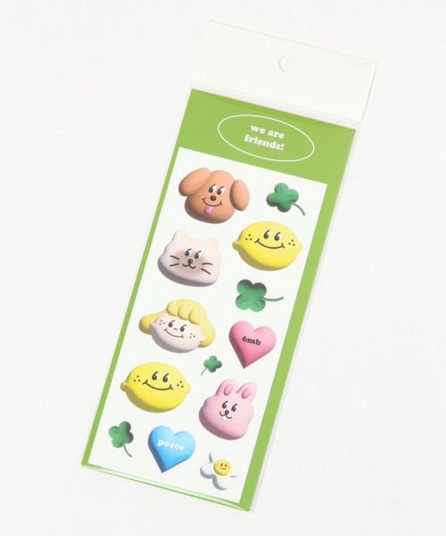 6months6erliner／66 Sticker/韓国雑貨/ 2112128（ステッカー