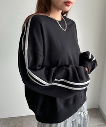 シルバーラメラインスウェット【ZOZOTOWN限定アイテム】
