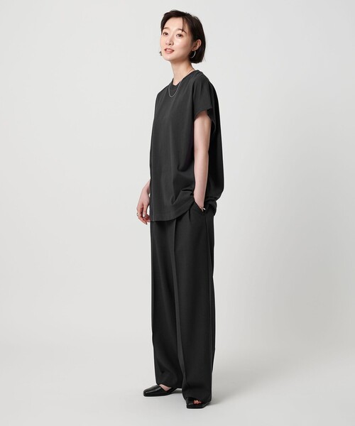 BEAUTY&YOUTH UNITED ARROWS（ビューティーアンドユースユナイテッドアローズ）の「【WEB限定】フレンチスリーブ ワイド Tシャツ（Tシャツ/カットソー・メンズ・ブラック/ダークブラウン/ホワイト・S/L/M）」の11枚目の写真