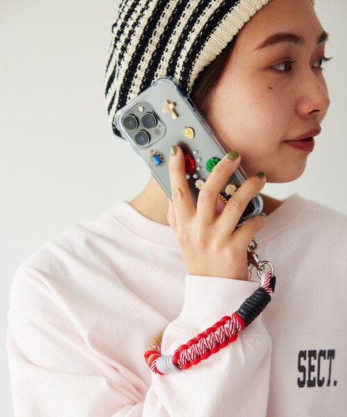 A SCENE(エーシーン)の「A SCENE/エーシーン Design paracord Strap / デザイン パラコード ストラップ(スマホグッズ・レディース・ブラック/その他/シルバー/キャメル/レッド/イエロー/オレンジ・ONE SIZE)」の5枚目の写真