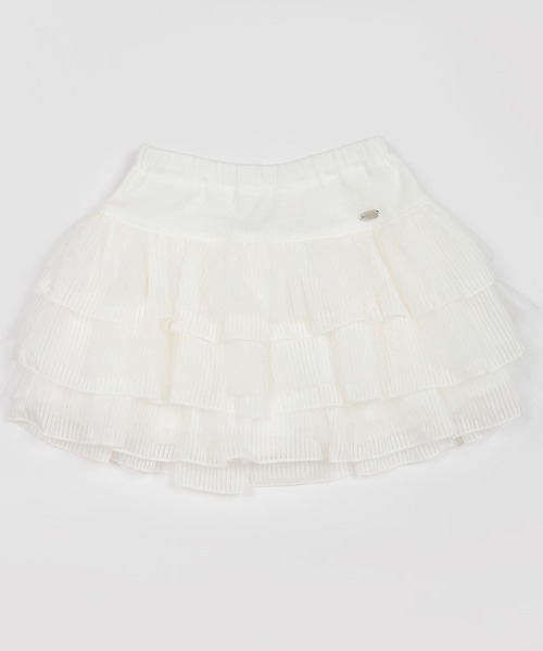 Kirakira frill culotte mini skirt 002 CANCAN FRILL MINI