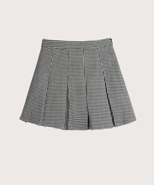 千鳥プリーツミニスカート Chidori Pleats Mini Skirt（スカート）｜LA  