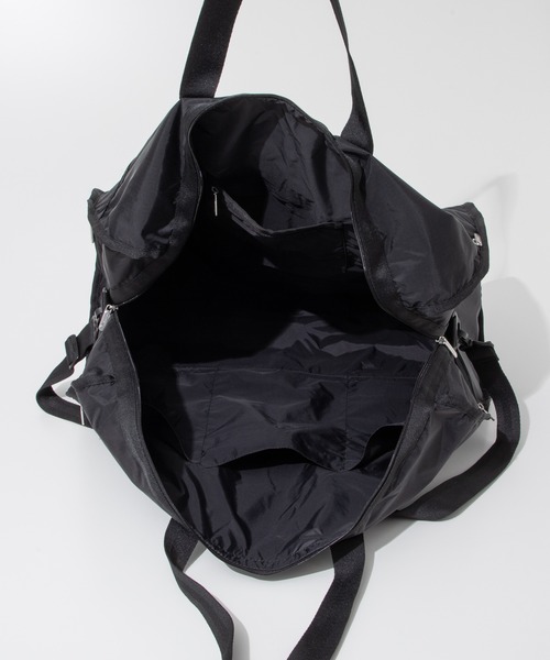 Lesportsacブラックナイロンボストンバッグ LeSportsac（レスポートサック）の「DELUXE LG WEEKENDER