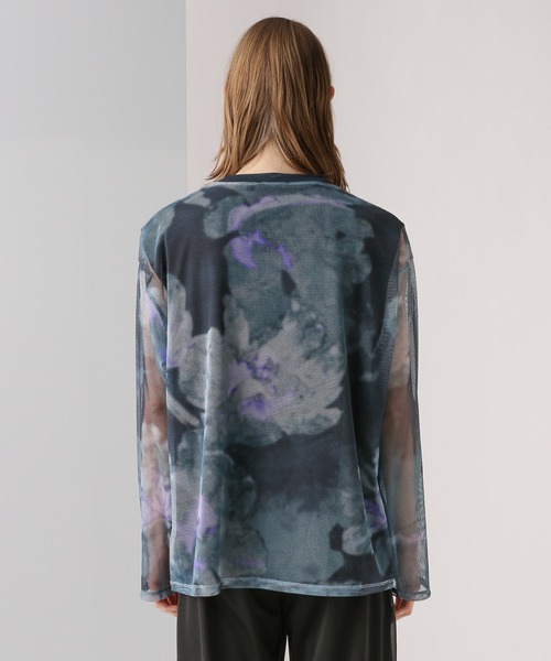 HARE(ハレ)の「BLUR-FLOWERシアーカットソー(HARE)(Tシャツ/カットソー・メンズ・ホワイト/ブラック/ブルー・FREE)」の18枚目の写真