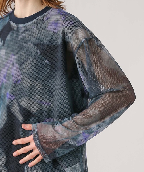 HARE(ハレ)の「BLUR-FLOWERシアーカットソー(HARE)(Tシャツ/カットソー・メンズ・ホワイト/ブラック/ブルー・FREE)」の21枚目の写真