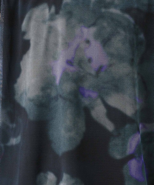 HARE(ハレ)の「BLUR-FLOWERシアーカットソー(HARE)(Tシャツ/カットソー・メンズ・ホワイト/ブラック/ブルー・FREE)」の4枚目の写真