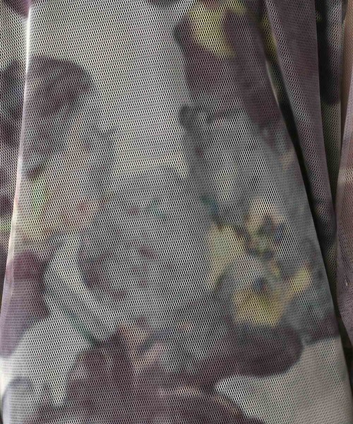 HARE(ハレ)の「BLUR-FLOWERシアーカットソー(HARE)(Tシャツ/カットソー・メンズ・ホワイト/ブラック/ブルー・FREE)」の5枚目の写真