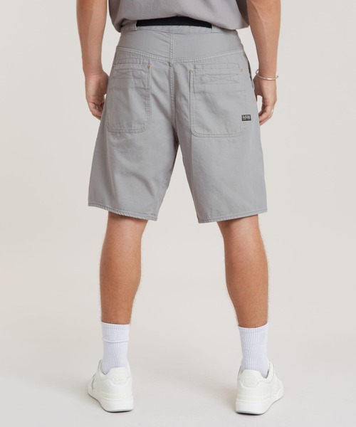 G-STAR（ジースター）の「TRAVAIL SHORT/ルーズワイドカラーデニムショートパンツ（その他パンツ・メンズ・グレー・28inch/30inch/32inch/34inch）」の7枚目の写真