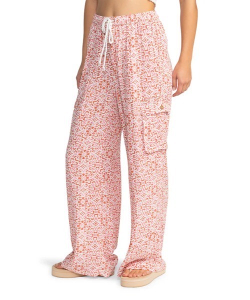 ROXY(ロキシー)の「PRECIOUS CARGO PANT/ロキシー総柄カーゴパンツ(カーゴパンツ・レディース・バーガンディー・SMALL/MEDIUM/LARGE)」の10枚目の写真
