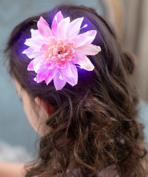 ビーズ装飾付き紫ピンクヘアクリップ 楽天市場】ビーズ（カラーパープル）（ヘアクリップ｜ヘア
