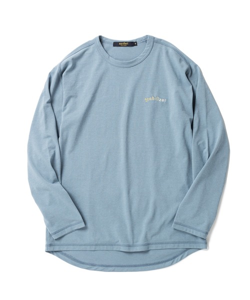 narifuri（ナリフリ）の「アクティブメッシュバックポケットロングTシャツ（Tシャツ/カットソー・メンズ・ブラック/カーキ/グレイッシュブルー/ホワイト・X-LARGE/LARGE/MEDIUM/SMALL）」の4枚目の写真