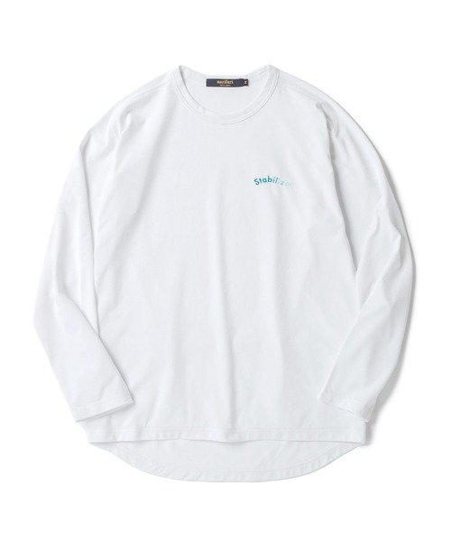 narifuri（ナリフリ）の「アクティブメッシュバックポケットロングTシャツ（Tシャツ/カットソー・メンズ・ブラック/カーキ/グレイッシュブルー/ホワイト・X-LARGE/LARGE/MEDIUM/SMALL）」の14枚目の写真