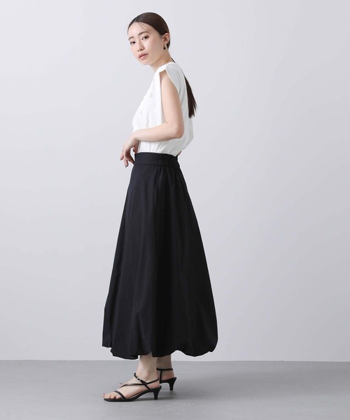 Liyoca（リヨカ）の「Ｃペタルクルーカットソー（Tシャツ/カットソー・レディース・オフホワイト/ブラック・FREE）」の4枚目の写真