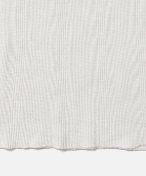 BEAMS BOY（ビームスボーイ）の「Healthknit / ラグラン ロング サーマル（Tシャツ/カットソー・レディース・グレー/ネイビー/ホワイト・ONE SIZE）」の21枚目の写真