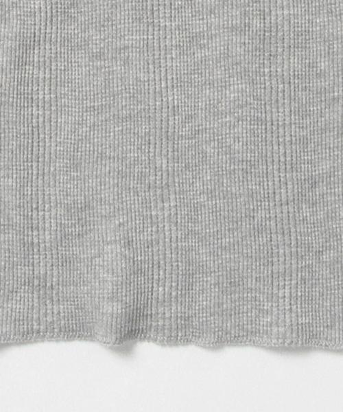 BEAMS BOY（ビームスボーイ）の「Healthknit / ラグラン ロング サーマル（Tシャツ/カットソー・レディース・グレー/ネイビー/ホワイト・ONE SIZE）」の13枚目の写真