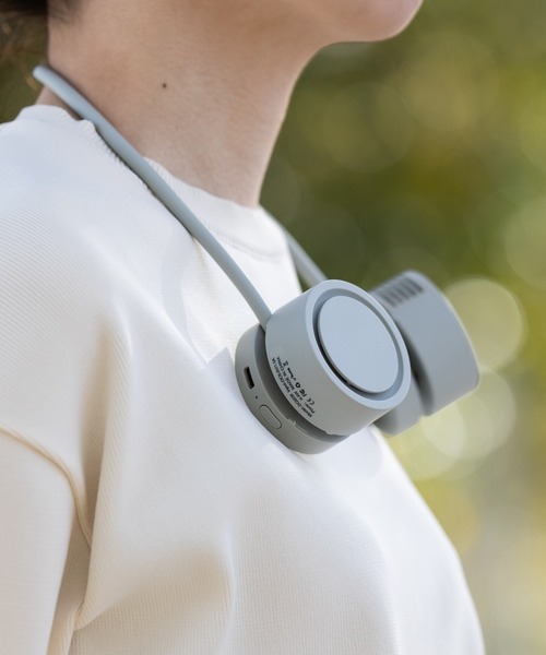 BIRTHDAY BAR(バースデイバー)の「クルクルネックファン 扇風機(生活家電・レディース・ベージュ/グレー/ホワイト・フリー)」の2枚目の写真