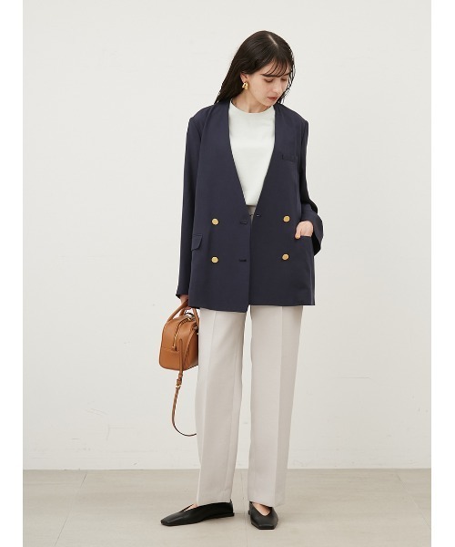 Mila Owen（ミラオーウェン）の「ワイドボストンバッグ（ショルダーバッグ・レディース・ブルー/キャメル/ブラック・FREE）」の21枚目の写真