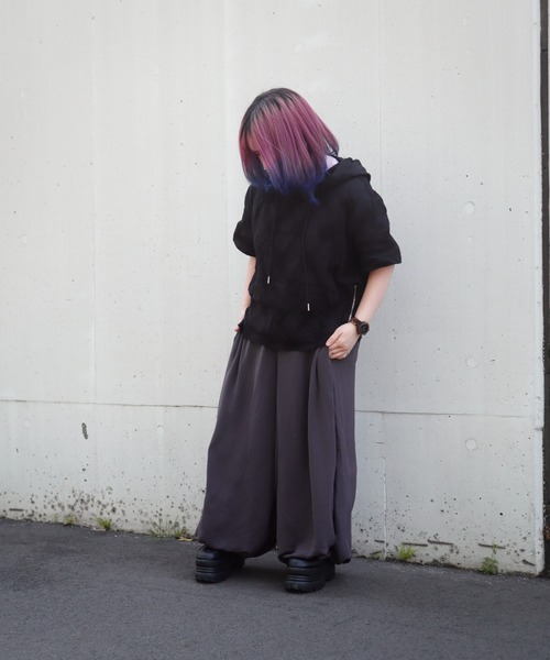 rovtski(ロフトスキー)の「ポリアラジンパンツ(その他パンツ・レディース・グレー/ブラック・FREE)」の19枚目の写真