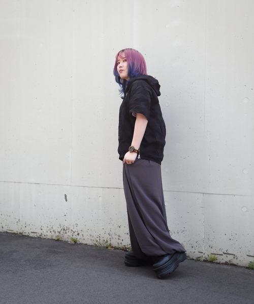 rovtski(ロフトスキー)の「ポリアラジンパンツ(その他パンツ・レディース・グレー/ブラック・FREE)」の20枚目の写真