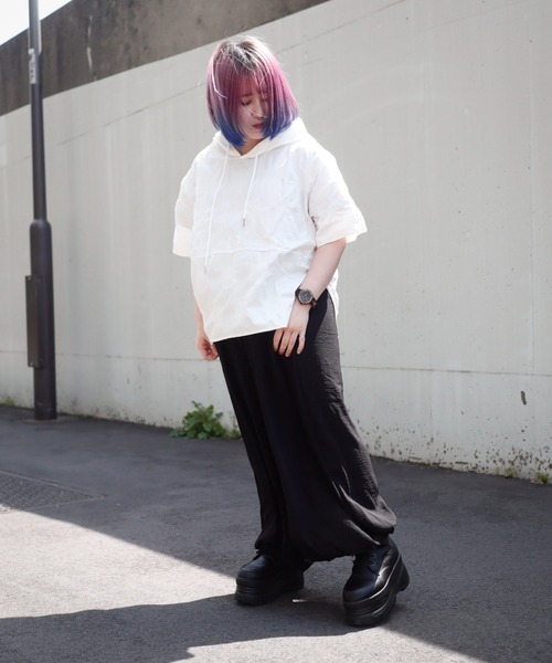 rovtski(ロフトスキー)の「ポリアラジンパンツ(その他パンツ・レディース・グレー/ブラック・FREE)」の16枚目の写真