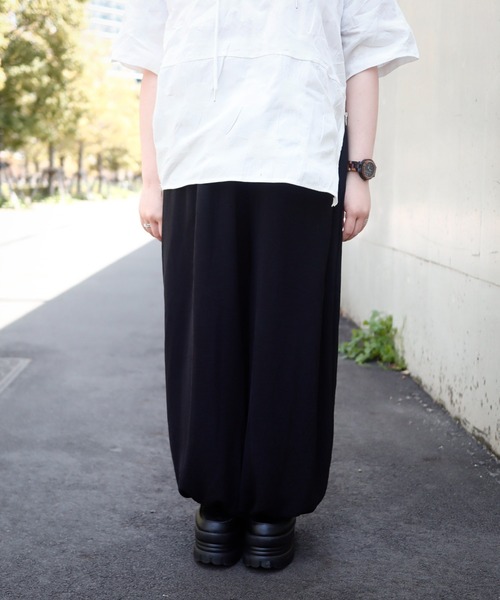 rovtski(ロフトスキー)の「ポリアラジンパンツ(その他パンツ・レディース・グレー/ブラック・FREE)」の11枚目の写真