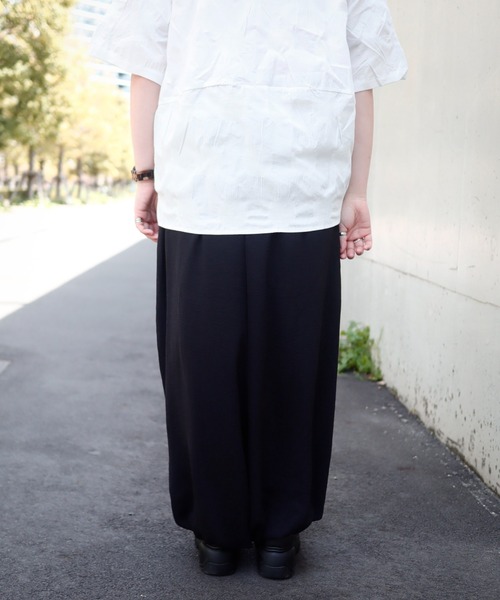 rovtski(ロフトスキー)の「ポリアラジンパンツ(その他パンツ・レディース・グレー/ブラック・FREE)」の3枚目の写真