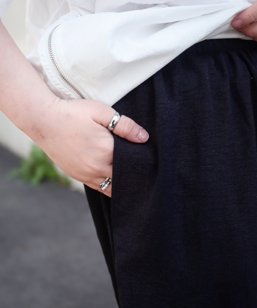 rovtski(ロフトスキー)の「ポリアラジンパンツ(その他パンツ・レディース・グレー/ブラック・FREE)」の4枚目の写真