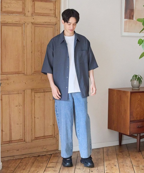 LAKOLE（ラコレ）の「ケミカルデニムペインターパンツ / 111922（デニムパンツ・メンズ・ライトブルー/チャコール・SMALL/MEDIUM/LARGE）」の4枚目の写真