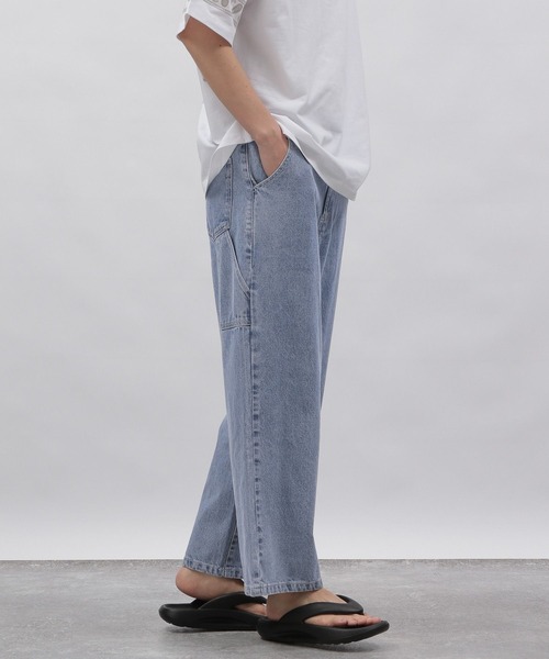 LAKOLE（ラコレ）の「ケミカルデニムペインターパンツ / 111922（デニムパンツ・メンズ・ライトブルー/チャコール・SMALL/MEDIUM/LARGE）」の13枚目の写真