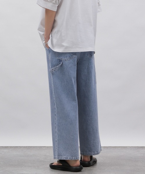 LAKOLE（ラコレ）の「ケミカルデニムペインターパンツ / 111922（デニムパンツ・メンズ・ライトブルー/チャコール・SMALL/MEDIUM/LARGE）」の14枚目の写真