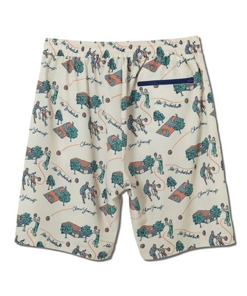 AKTR（アクター）の「AKTR ALOHA 6.5-INCH SHORTS（アクター アロハ 6.5インチ ショーツ）（その他パンツ・メンズ・ネイビー/ベージュ系・MEDIUM/LARGE/X-LARGE/XX-LARGE）」の4枚目の写真