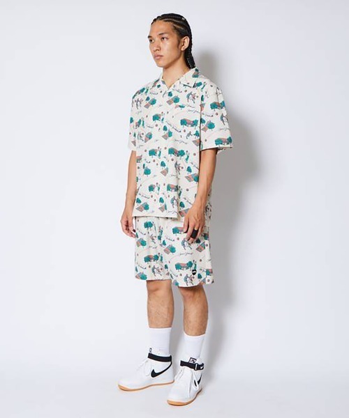 AKTR（アクター）の「AKTR ALOHA 6.5-INCH SHORTS（アクター アロハ 6.5インチ ショーツ）（その他パンツ・メンズ・ネイビー/ベージュ系・MEDIUM/LARGE/X-LARGE/XX-LARGE）」の8枚目の写真