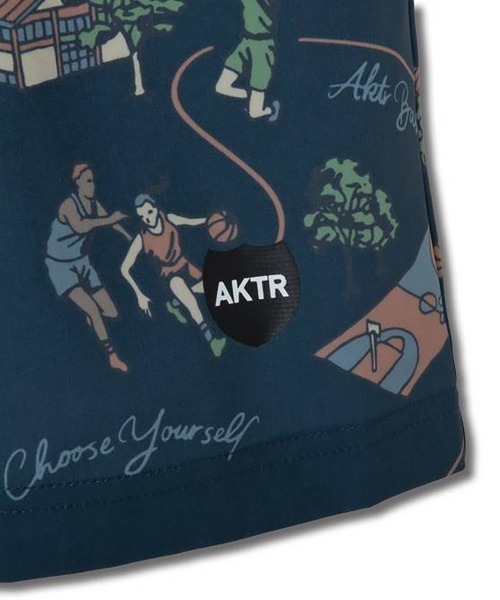 AKTR（アクター）の「AKTR ALOHA 6.5-INCH SHORTS（アクター アロハ 6.5インチ ショーツ）（その他パンツ・メンズ・ネイビー/ベージュ系・MEDIUM/LARGE/X-LARGE/XX-LARGE）」の18枚目の写真