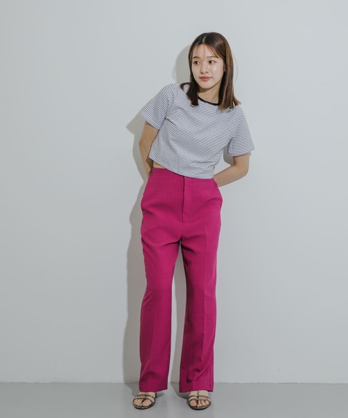 セール】クロップドTシャツ(半袖)（Tシャツ/カットソー）｜SENSE OF