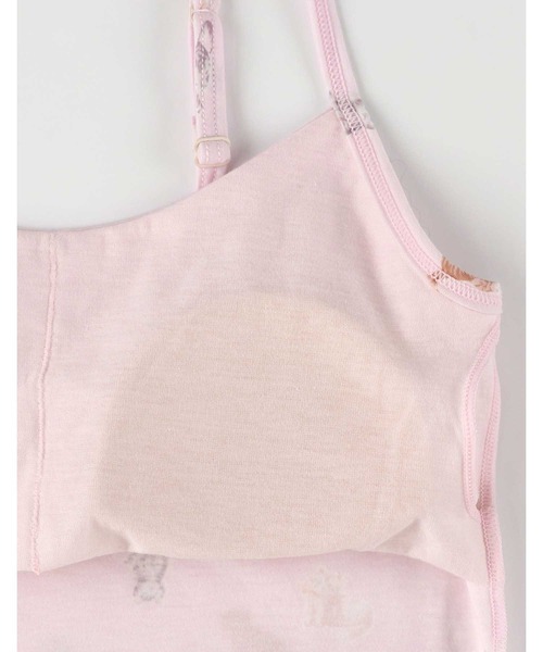 une nana cool（ウンナナクール）の「猫プリント カップ付きキャミソール（その他アンダーウェア/インナー・レディース・ネイビー/クリーム/ベビーピンク・L/M）」の8枚目の写真