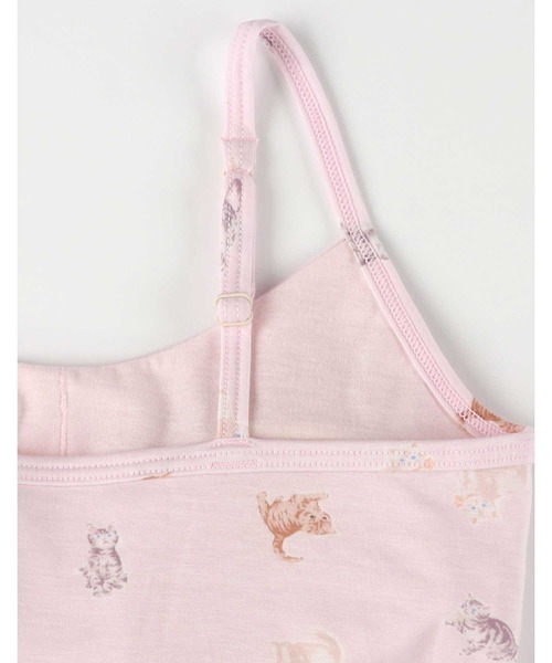 une nana cool（ウンナナクール）の「猫プリント カップ付きキャミソール（その他アンダーウェア/インナー・レディース・ネイビー/クリーム/ベビーピンク・L/M）」の10枚目の写真