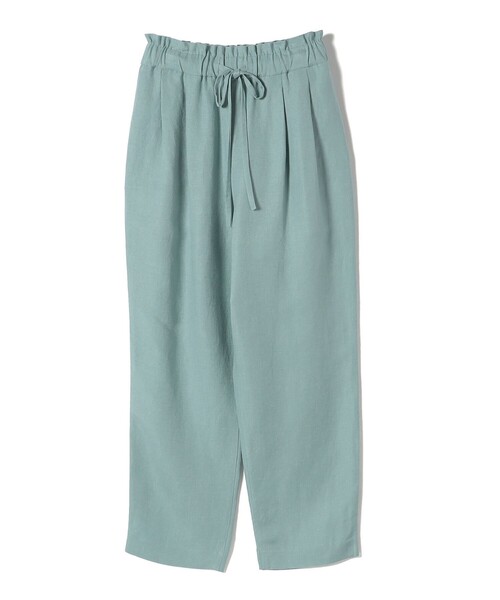 SHIPS(シップス)の「SHIPS Primary Navy Label:麻 レーヨン イージー パンツ(その他パンツ・レディース・ブラック/ミント/キャメル/ライトブルー/ベージュ/ネイビー・36/38)」の3枚目の写真