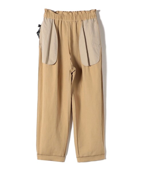 シップス（SHIPS）/SHIPS Primary Navy Label:麻 レーヨン イージー パンツ セール】SHIPS Primary Navy Label:麻 レーヨン イージー パンツ