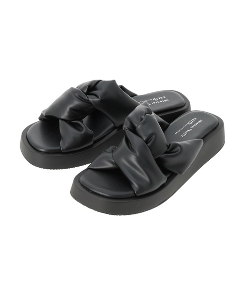 earth music&ecology(アースミュージックアンドエコロジー)の「ORientalTRafficツイストパデットサンダル(サンダル・レディース・ブラック/ピンク/ホワイト・L/M/S)」の11枚目の写真