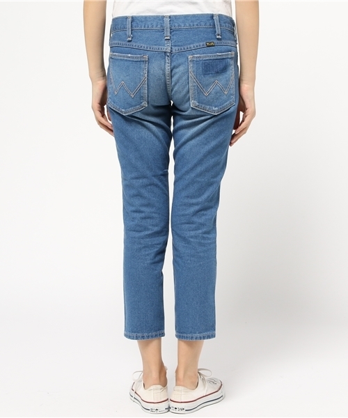 SEVENDAYS=SUNDAY(セブンデイズサンデイ)の「WRANGLER TAPERED CLASHパンツ(その他パンツ・レディース・インディゴブルー・26inch/24inch/25inch)」の4枚目の写真