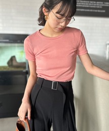 シースルー」に該当するトップス（ピンク/桃色系・半袖