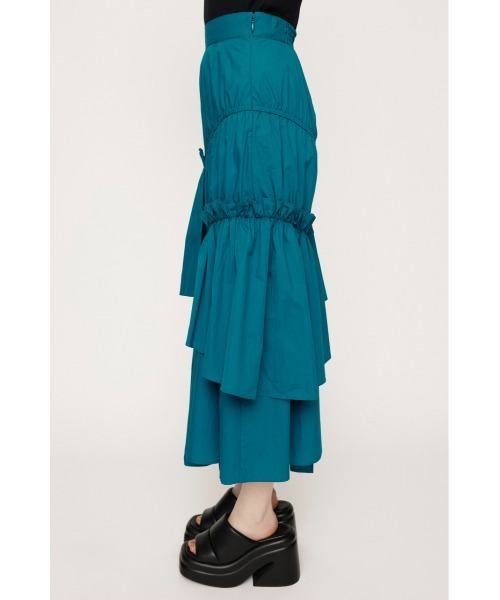 SLY(スライ)の「ASYMMETRY FRILL SK アシンメトリー フリル スカート(スカート・レディース・ターコイズブルー/ブラック/ホワイト・1/2)」の18枚目の写真