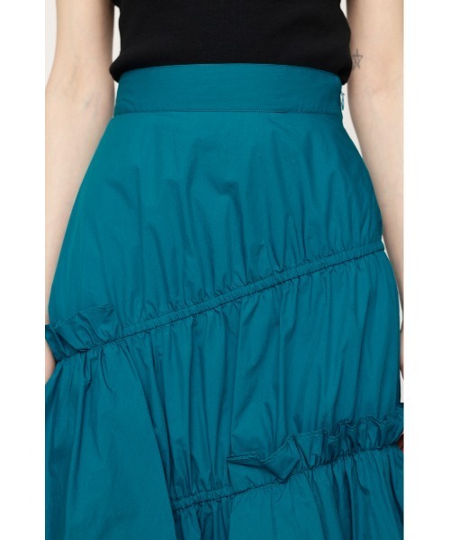 SLY(スライ)の「ASYMMETRY FRILL SK アシンメトリー フリル スカート(スカート・レディース・ターコイズブルー/ブラック/ホワイト・1/2)」の20枚目の写真