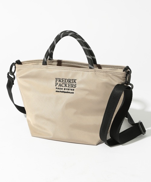 FREDRIK PACKERS（フレドリックパッカーズ）の「【FREDRIK PACKERS】MELL TOTE（ショルダーバッグ・レディース・グレイッシュベージュ/オリーブ/ブラック/グレー・FREE）」の3枚目の写真